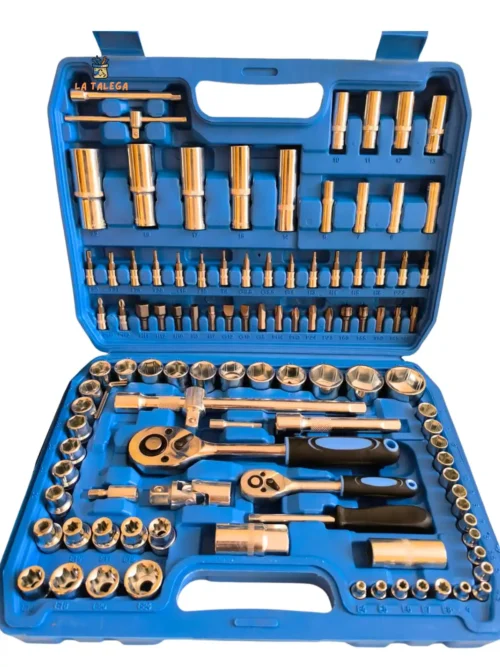 Juego de Herramientas y destornilladores de 1/2, 1/4, 108 piezas