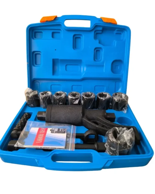 Multiplicador de Fuerza / Torque 4800 Nm - 11 Piezas con 8 Dados 24-41 mm - Kit Completo en Estuche Azul