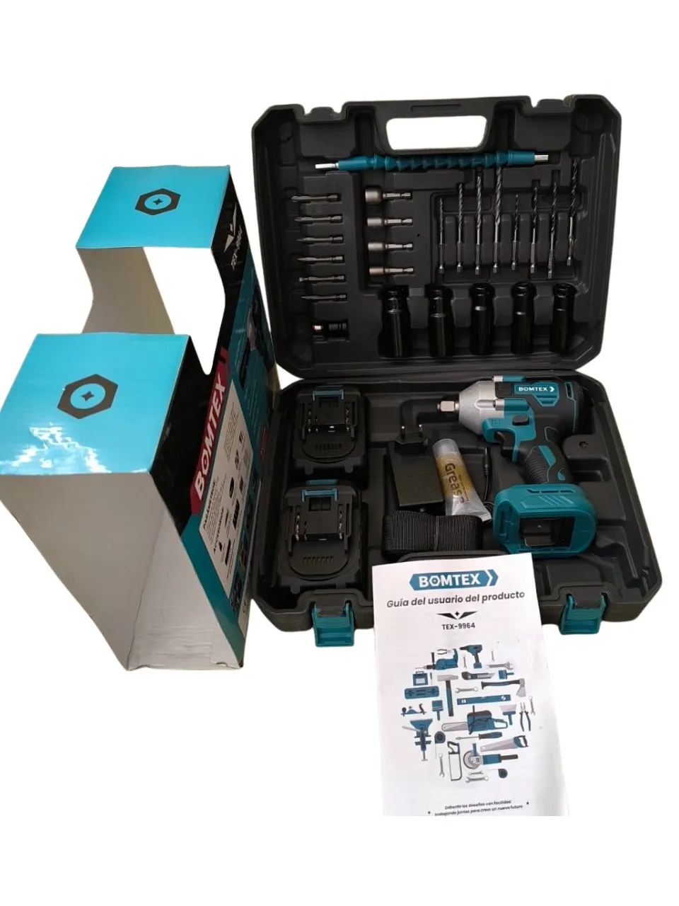 Llave de Impacto BOMTEX, 700 NM, 21V, 4ah - Imagen 5