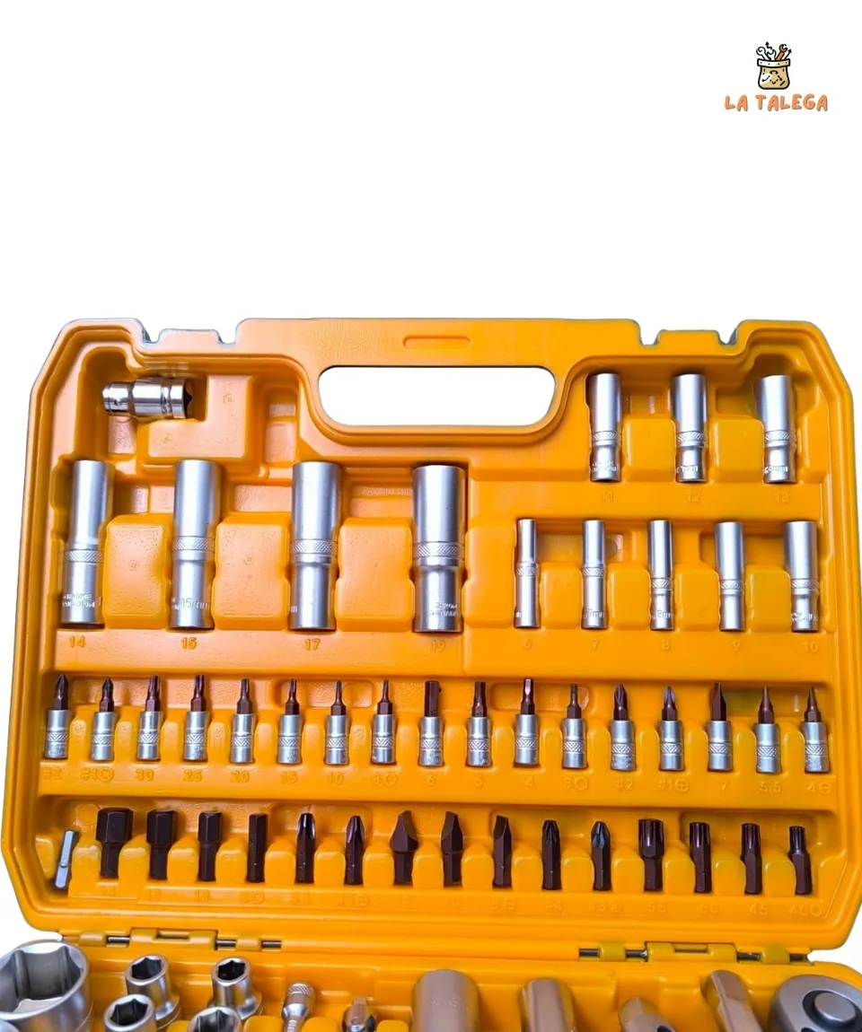 Juego de Dados profesional 94 piezas Cromo Vanadio Powful - Imagen 4
