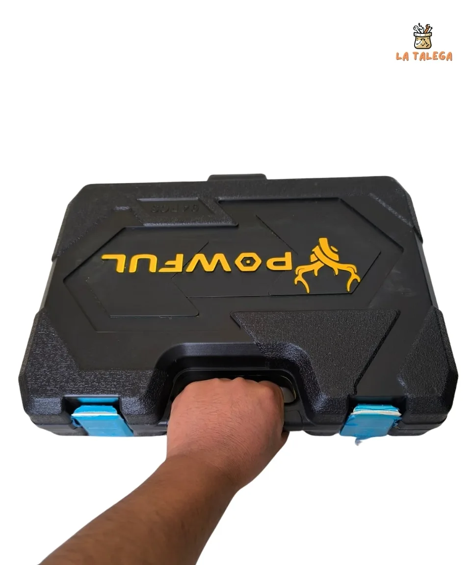 Juego de Dados profesional 94 piezas Cromo Vanadio Powful - Imagen 6