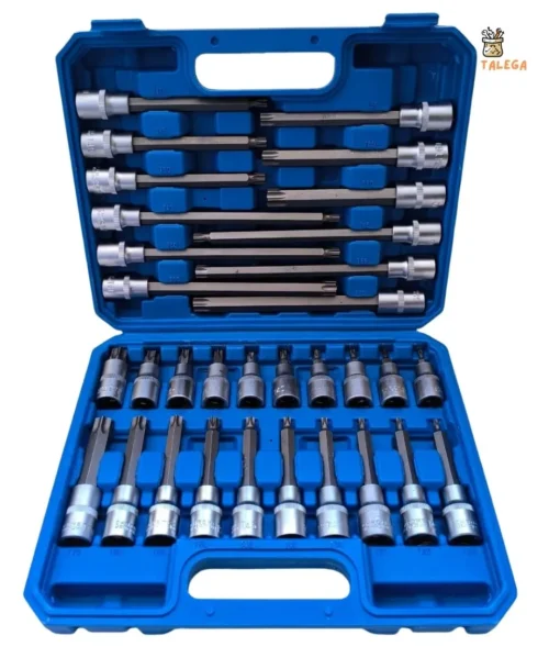 Juego de Dados Torx Macho cortos y largos, 32 PCS