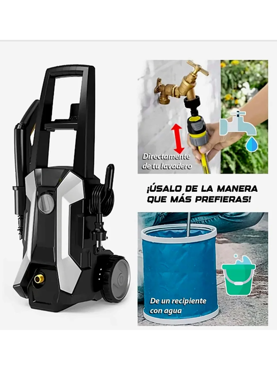 Hidrolavadora XTD 1600 wats - Imagen 4