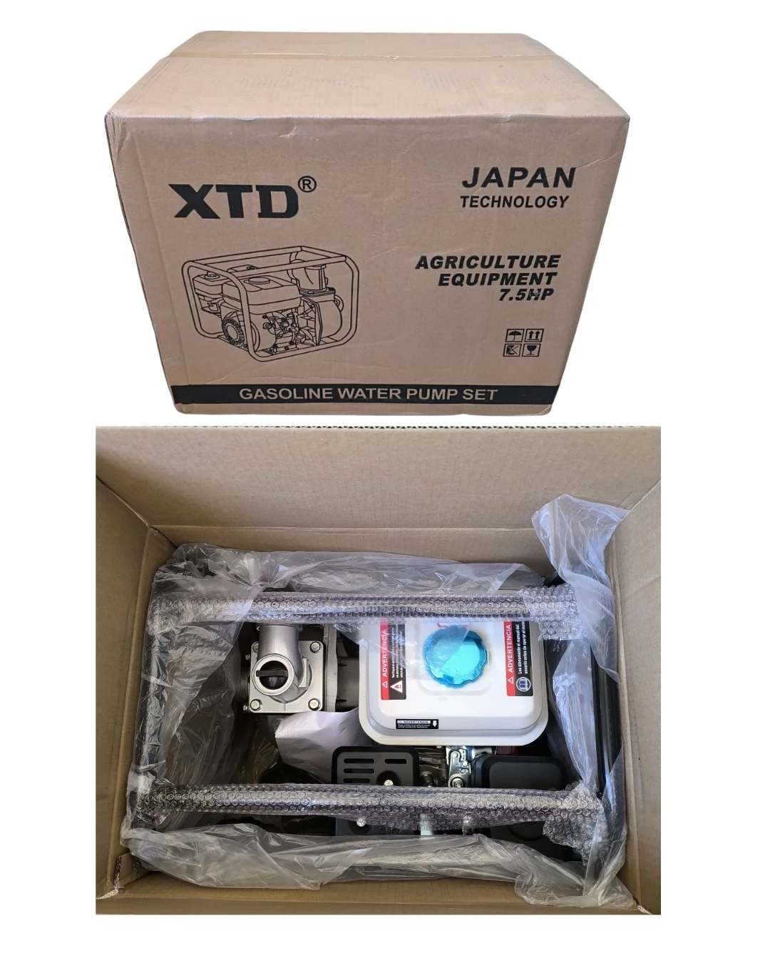 Motobomba a Gasolina 7.5HP 2" XTD - Motor GX200 - Imagen 4