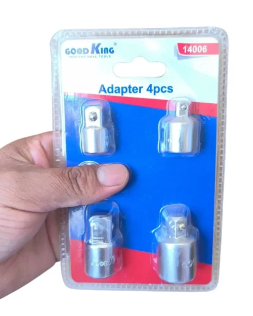 Set de Adaptadores Good King CR-V 4 Piezas – 1/2", 3/8" y 1/4"