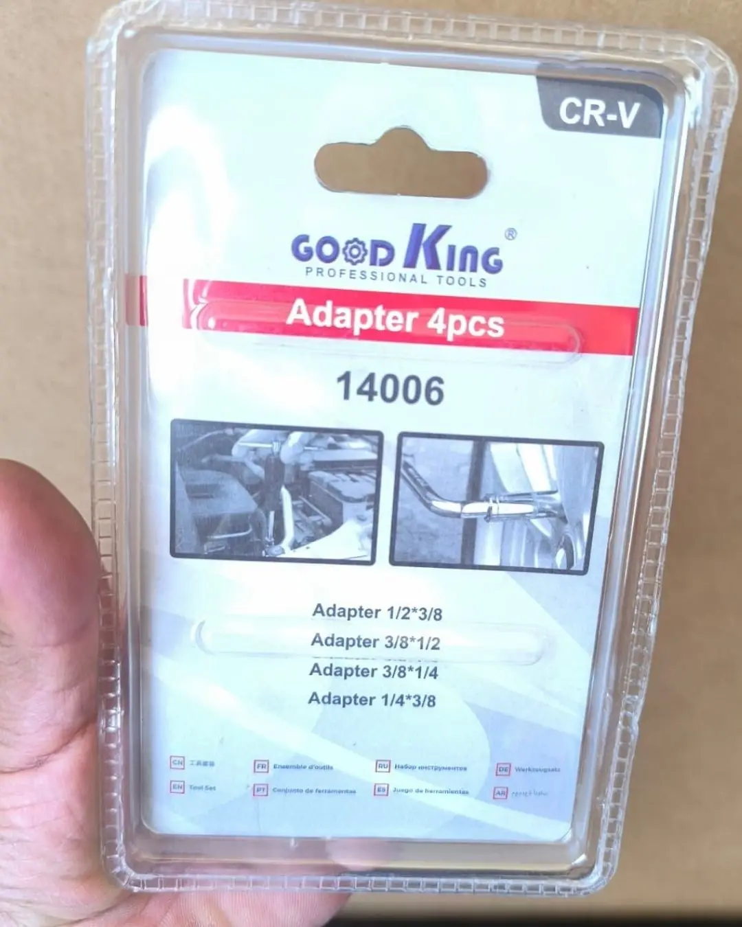 Set de Adaptadores Good King CR-V 4 Piezas – 1/2", 3/8" y 1/4" - Imagen 2