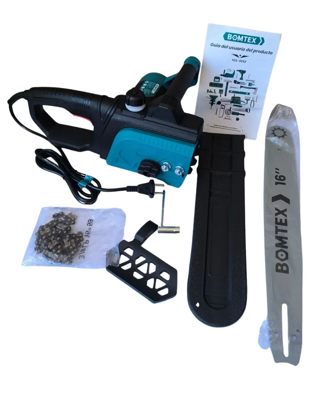 Motosierra Electrica BOMTEX 1800W – 16″ - Imagen 2