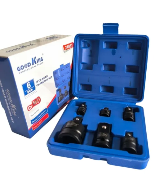 Set de Adaptadores de Impacto Good King - 6 Piezas 3/4,1/2, 3/8,1/4